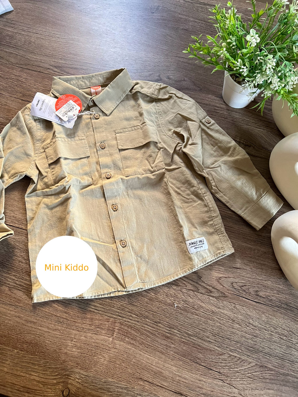 Koton Baby Boy Cotton long Sleeve Shirt