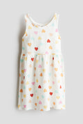 H&M:PRINTED COTTON DRESS