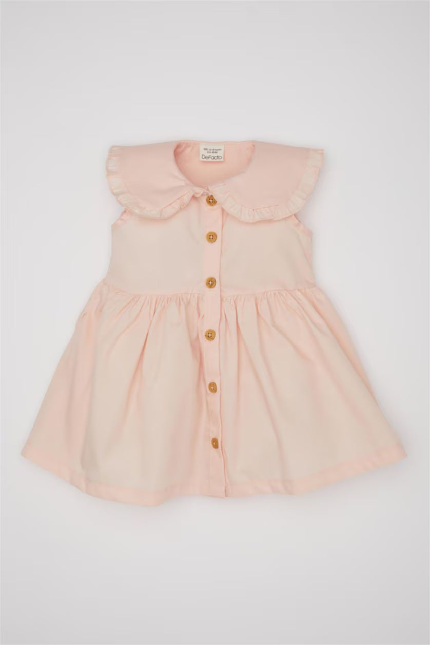 DeFacto : Baby Girl Sleeveless Poplin Dress