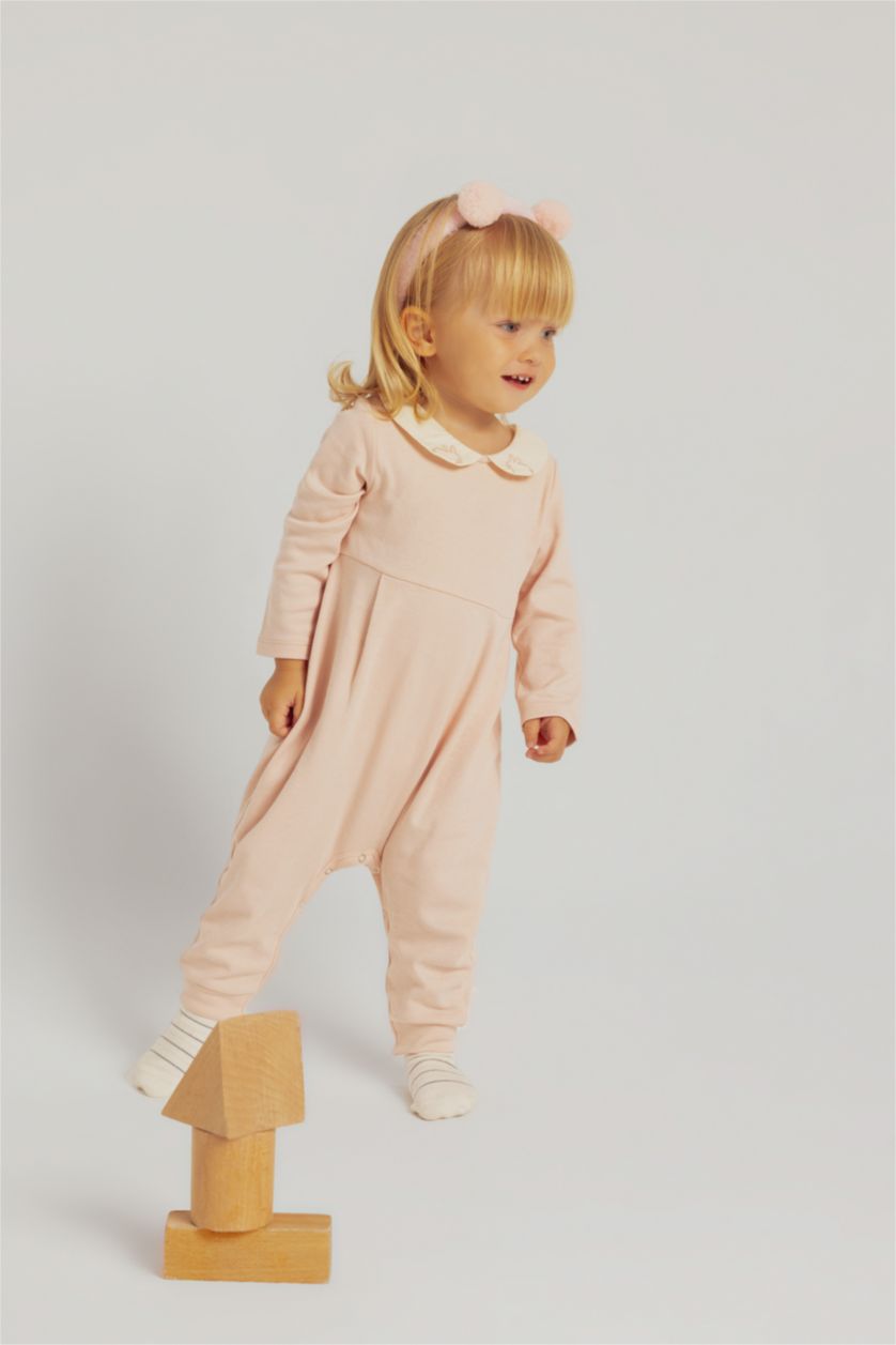 Defacto Pink Baby girl jumpsuit