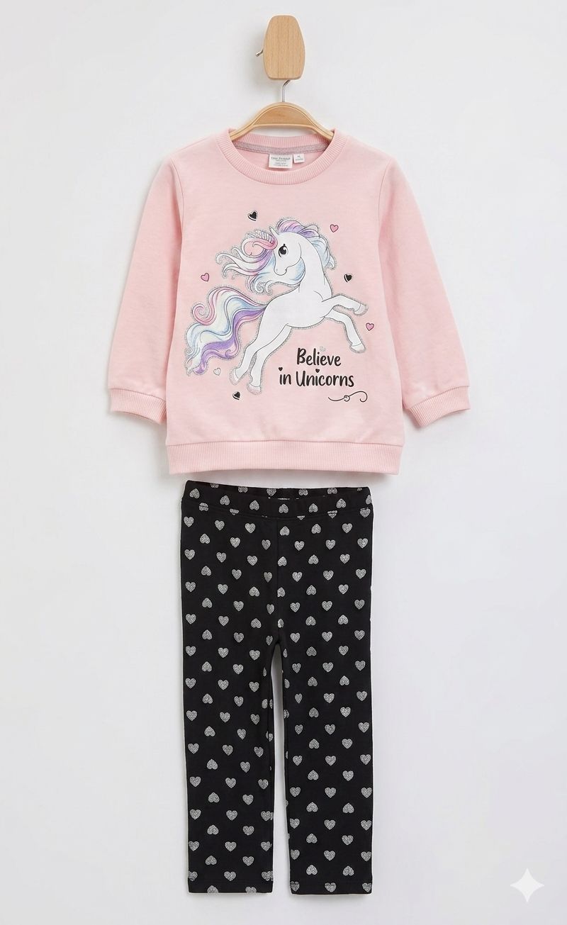 DeFacto : Set Knitted Set - Lt.Pink