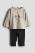 H&M : 2-piece Top and Leggings Set