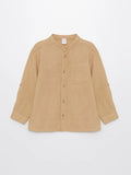 LCW : Kids Judge Collar Long Sleeve Baby Boys' Shirt