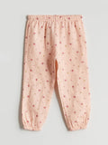 LCW : Kids Girls' Floral Pyjama Bottoms With Elasticated Waist